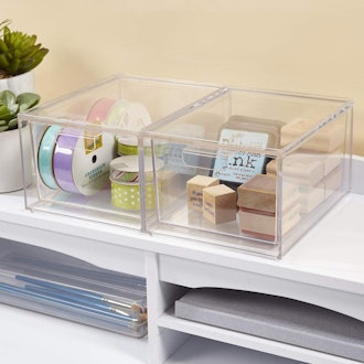 STORi Audrey Stackable Organizer Drawers (2-Pack)
