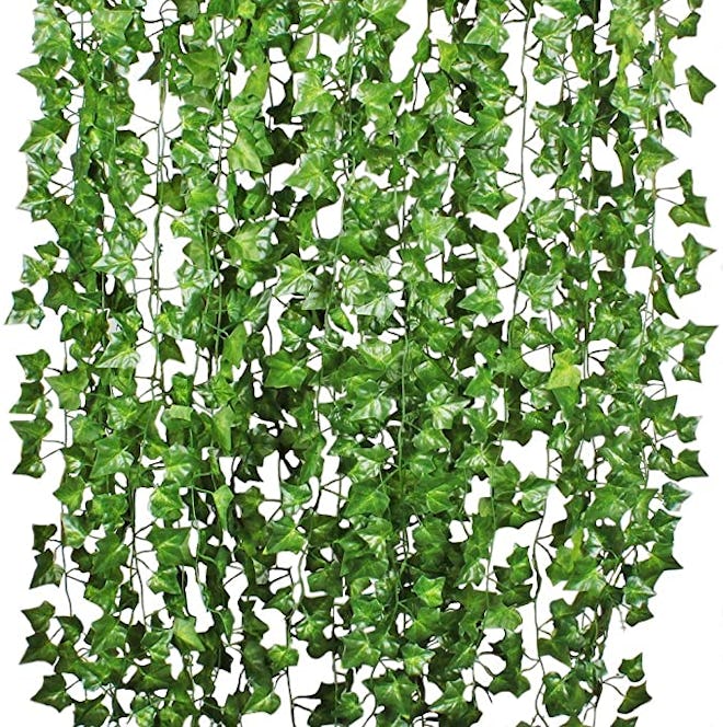DearHouse Artificial Ivy Leaf Vine Hanging Wall Decor