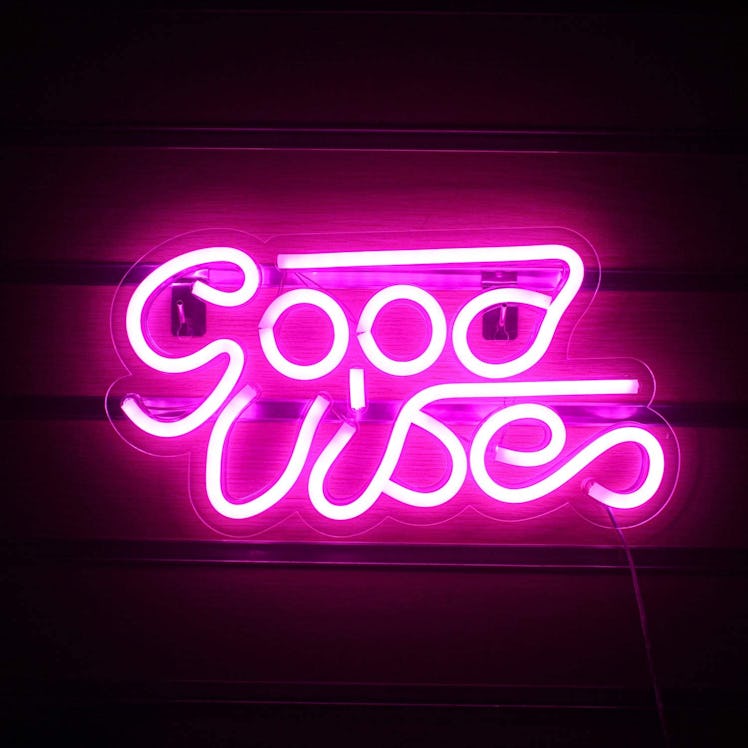 LUCUNSTAR Good Vibes Neon Sign