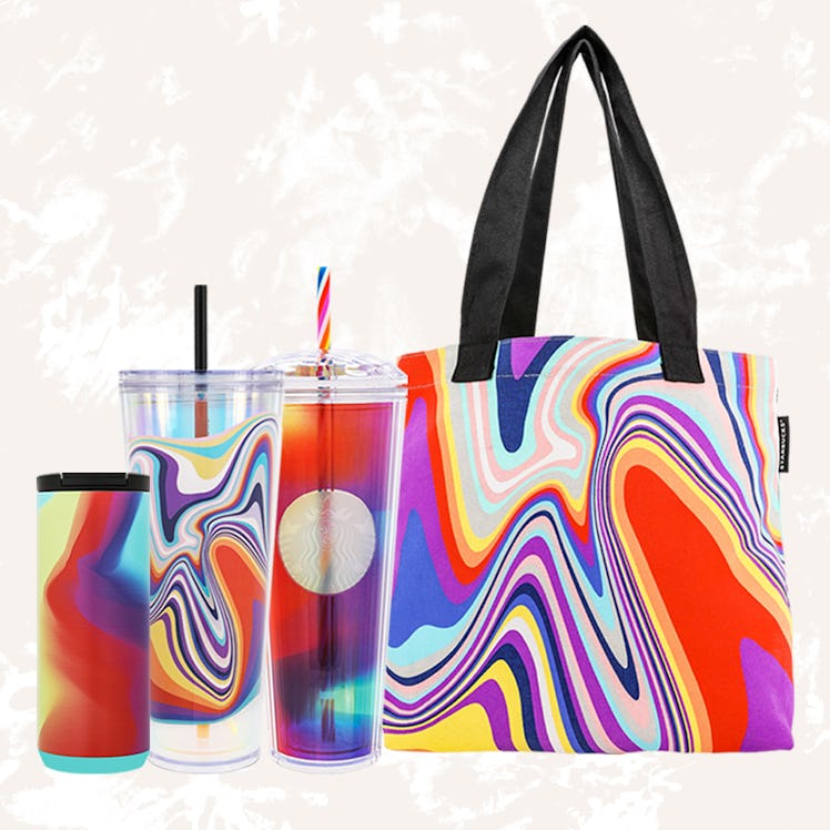 Starbucks 2021 Pride merch includes a cute tote bag and three new cups.