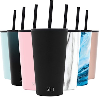 Simple Modern Insulated Tumblers with Straw and Lid