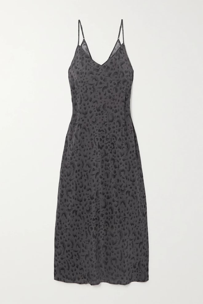 Arkanum Leopard-Print Midi Dress