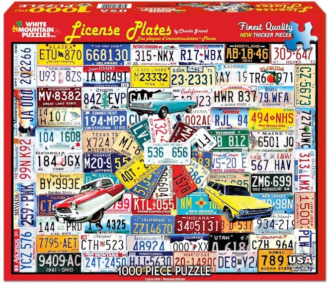 White Mountain License Plate Puzzle