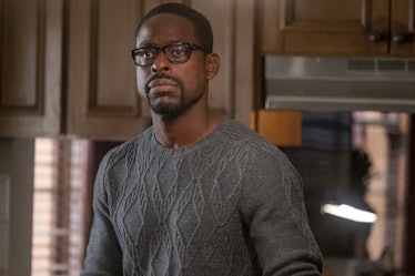 Sterling K. Brown as Randall Pearson, watches Watchmen