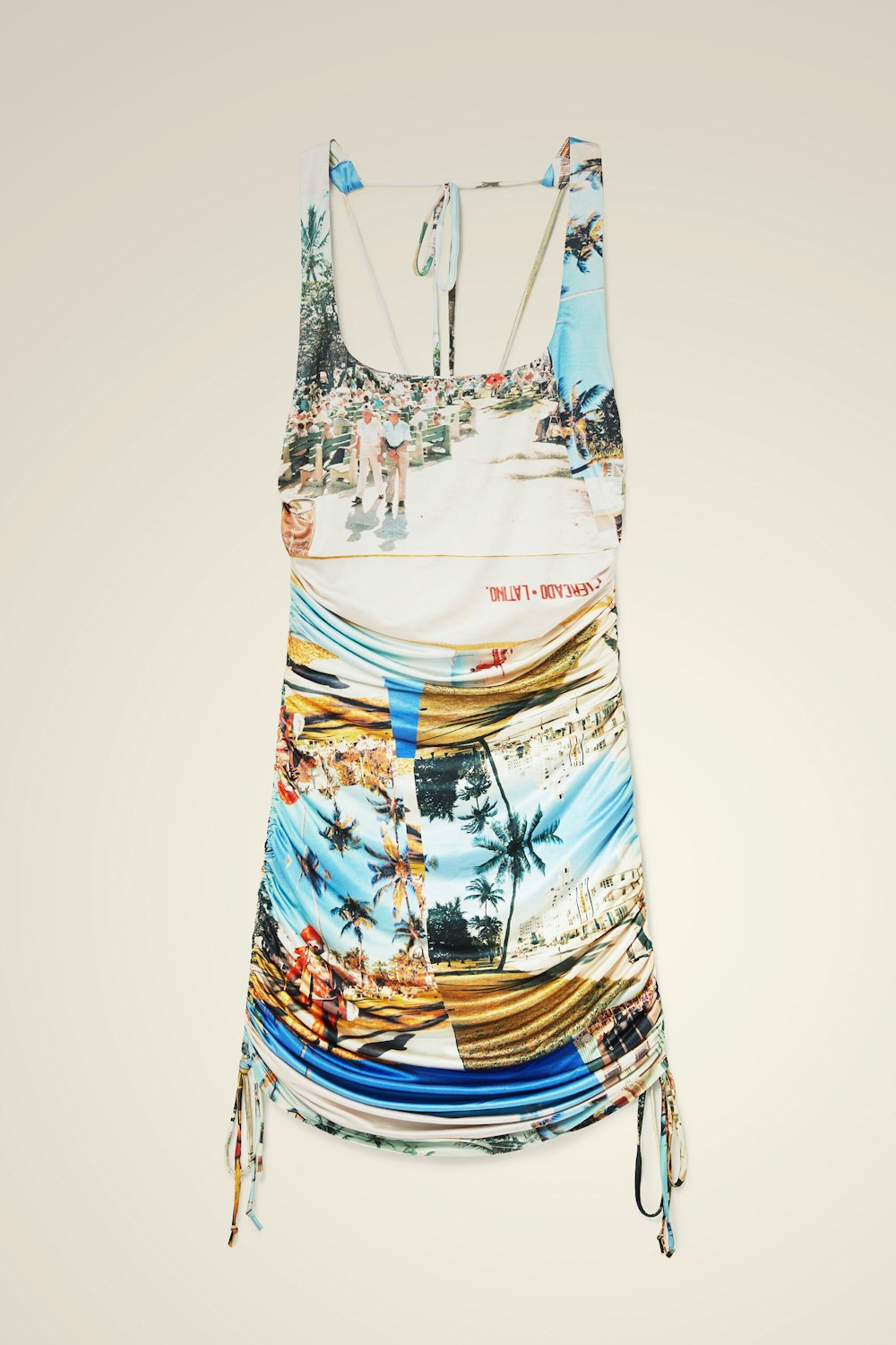 X ESTEBAN CORTÁZAR Fitted mini-dress South Beach