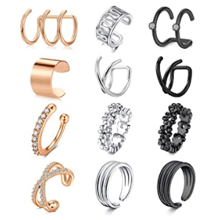 LAURITAMI Clip-On Earrings Set