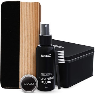 EVEO 4-in-1 Vinyl Record Cleaner Kit