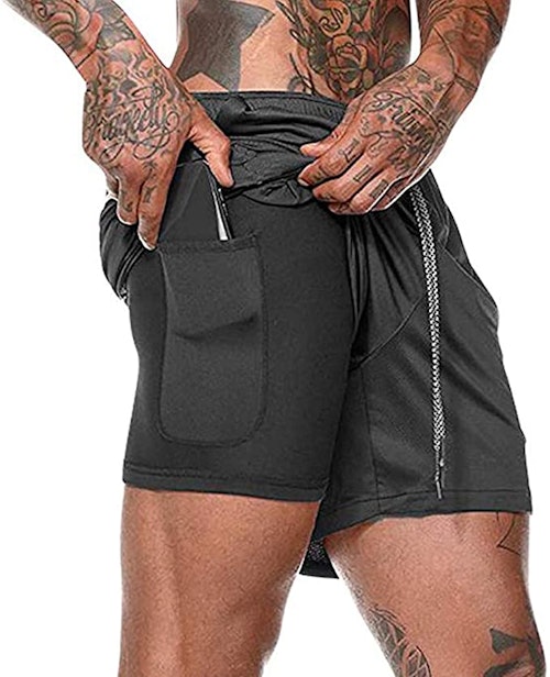 HANERDUN Men Sport Shorts with Pocket