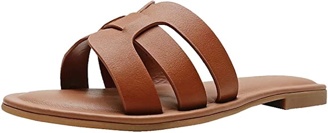 The Drop Women's Monika Flat H-Band Slide Sandal