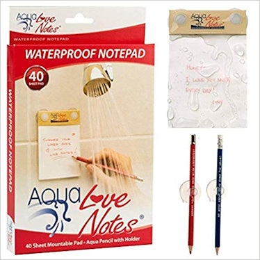 Aqua Love Notes Waterproof Notepad