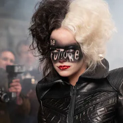 For Cruella's hair and makeup looks, Nadia Stacey was inspired by both punk and drag cultures.