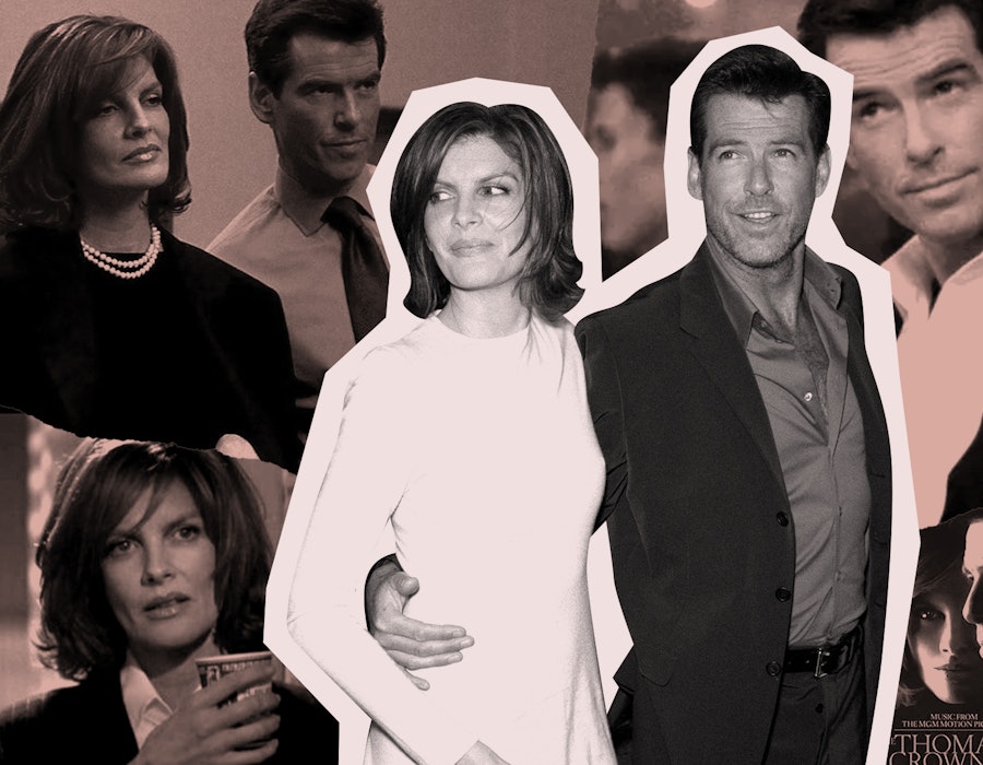 Stills from the movie The Thomas Crown Affair starring Pierce Brosnan and Rene Russo