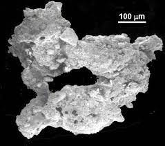 lunar dust seen under microscope