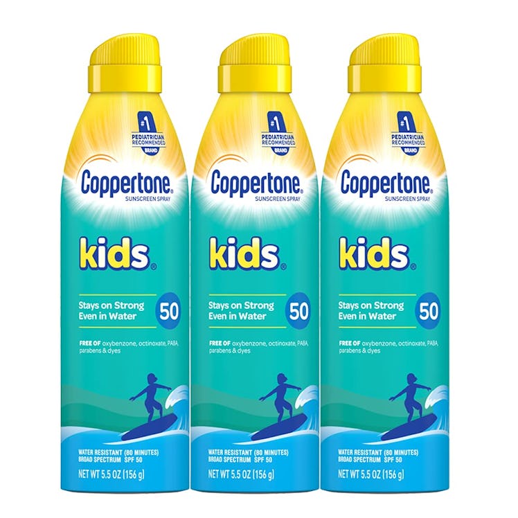 Coppertone KIDS Sunscreen Continuous Spray SPF 50 (3-Pack)