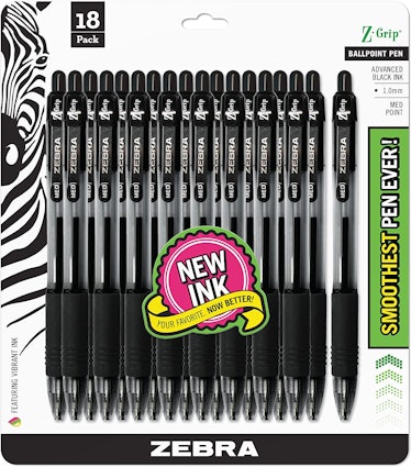 Zebra Pen Z-Grip Retractable Ballpoint Pens (18 Count)