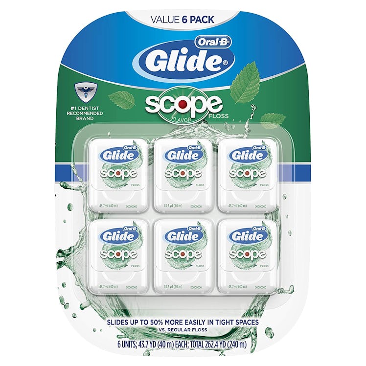 Glide Oral-B Dental Floss, Scope Flavor (6-Pack)