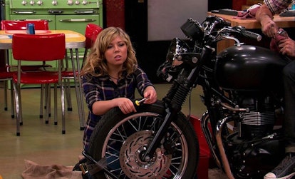 The 'iCarly' reboot explained Sam had joined a biker gang.
