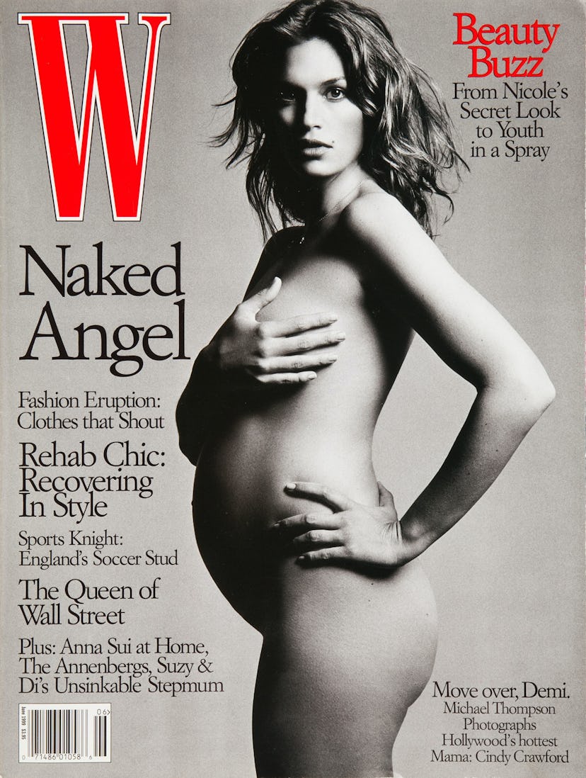 Pregnant cindy crawford