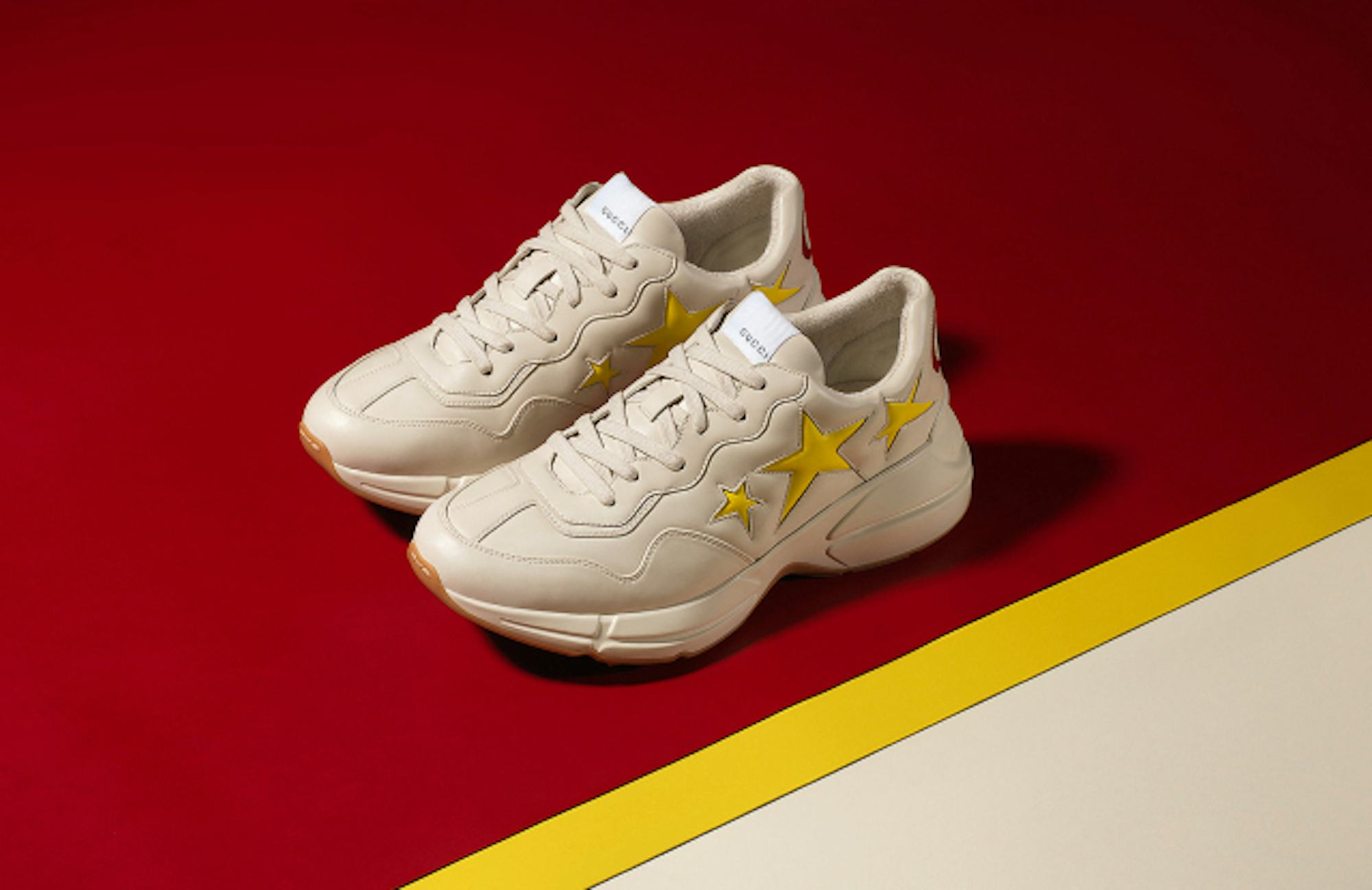 【送料&関税込】Gucci Rhyton Demetra Sneakers d4e718ca67bc066463d8845f7d35be