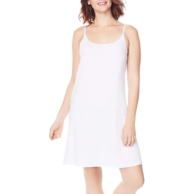women's full slips for under dresses H HIAMIGOS Slip Women, White, S 100% Premium quality cotton slip Carcos 2 Packs Full Slip