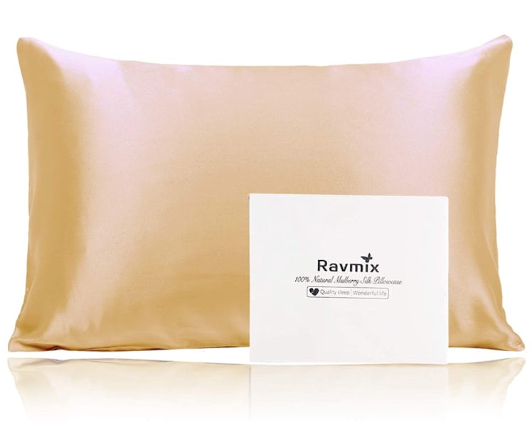 Ravmix 100% Silk Pillowcase for Hair and Skin