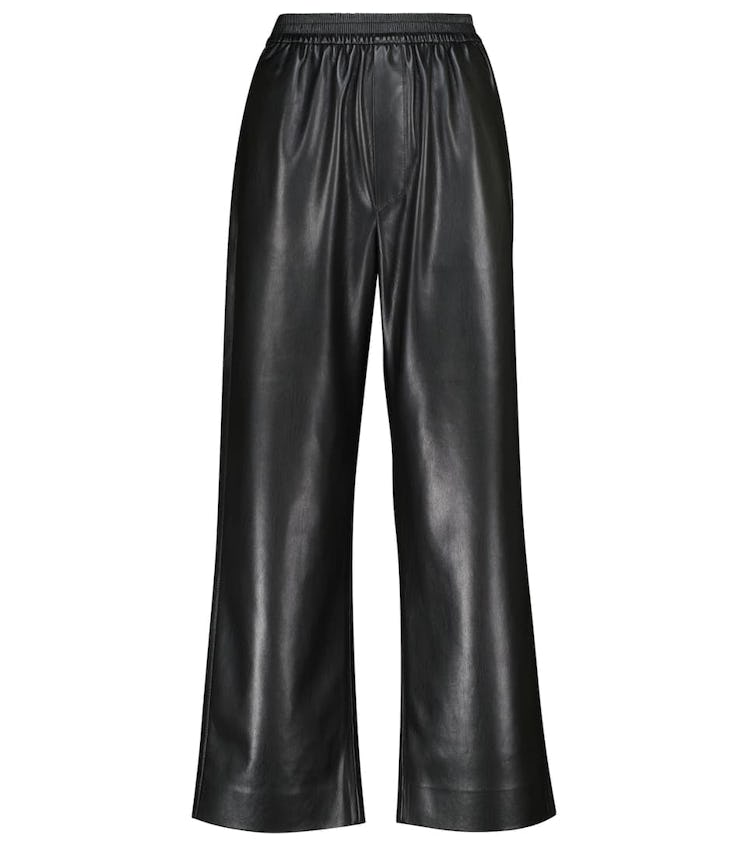 Odessa Faux Leather Wide-Leg Pants