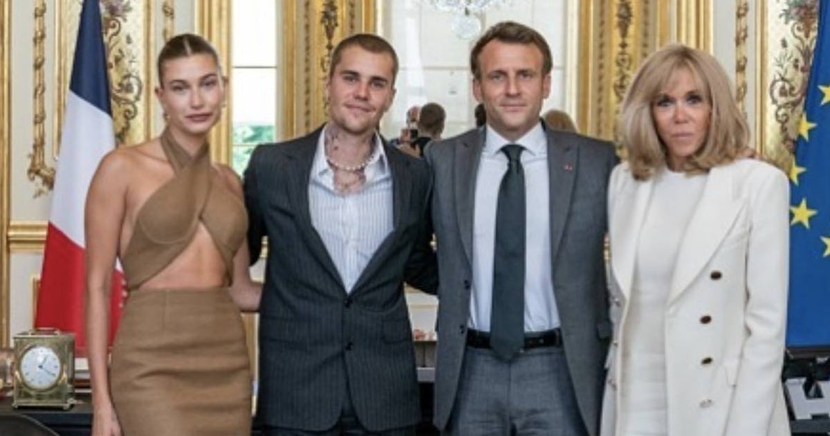 Justin et Hailey Bieber ont rencontré le président français Justin et Hailey Bieber ont rencontré le président français