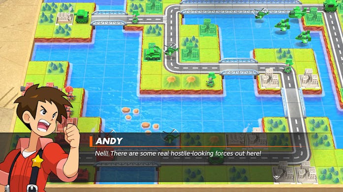 screenshot of the nintendo switch game, Advance Wars 1+2 Re-boot Camp