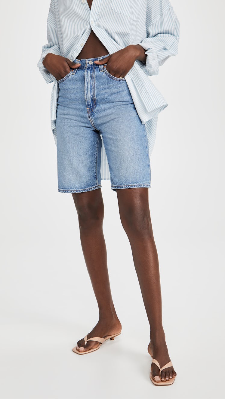 High Loose Bermuda Shorts