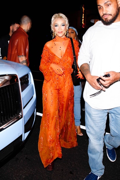 Doja Cat wore Aliette FW21 jumpsuit and catsuit to attend Gunna's birthday party on Monday, June 14t...