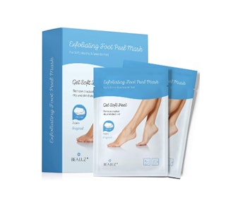 BeaLuz Exfoliating Foot Peel Mask (2-Pack)