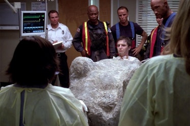 In one memorable 'Grey's Anatomy' episode, a boy was encased in cement.