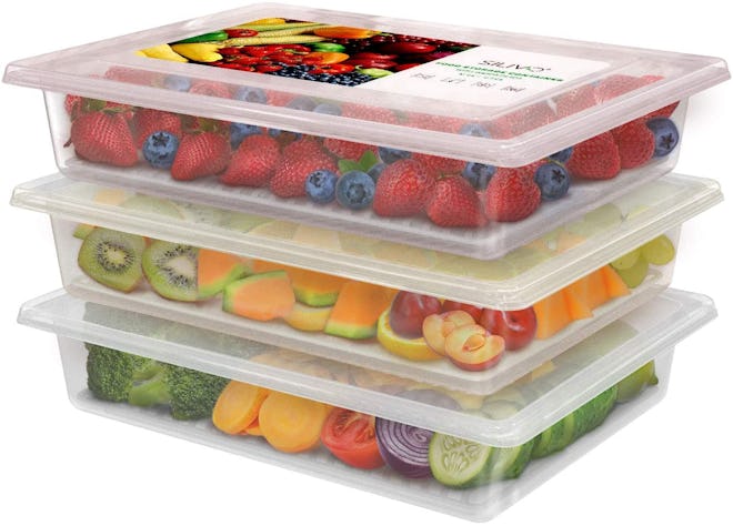 SILIVO Fridge Storage Containers (3-Pack)