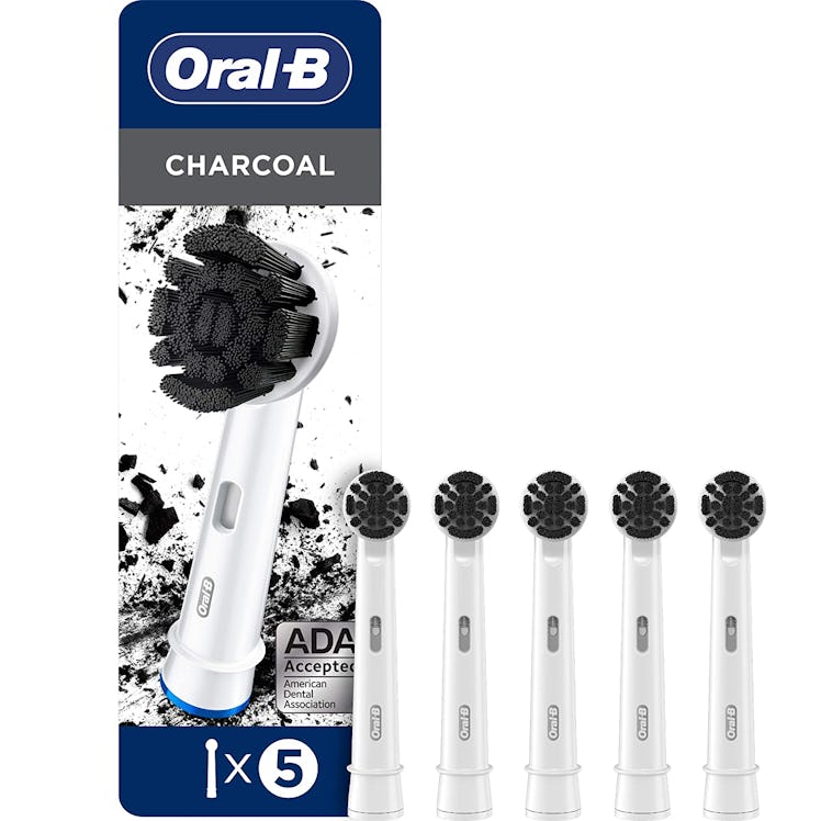 Oral-B Charcoal Electric Toothbrush Replacement Brush Heads, 5 Count