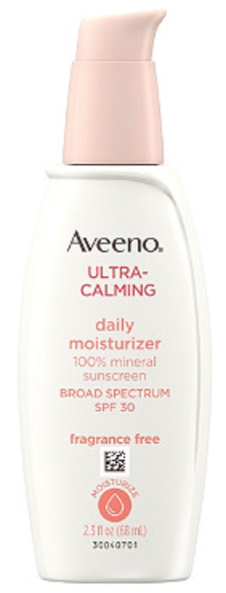 Aveeno Ultracalming Daily Moisturizer Mineral Sunscreen SPF 30
