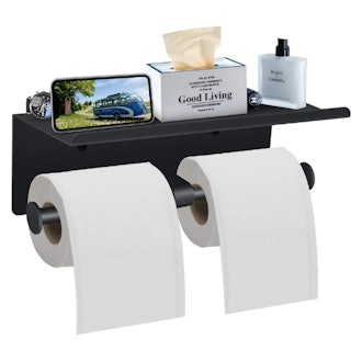 Bjiotun Toilet Paper Holder with Shelf