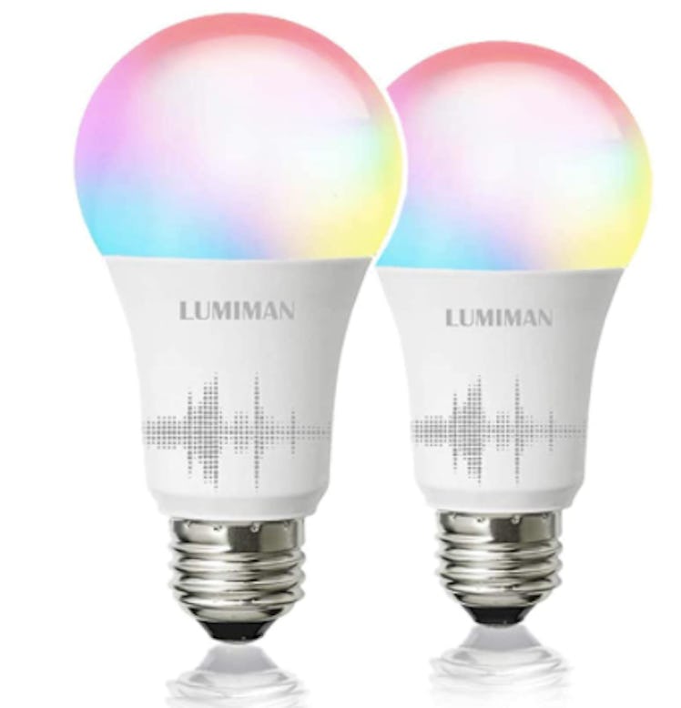 LUMIMAN Smart Wi-Fi Light Bulbs (2-Pack)