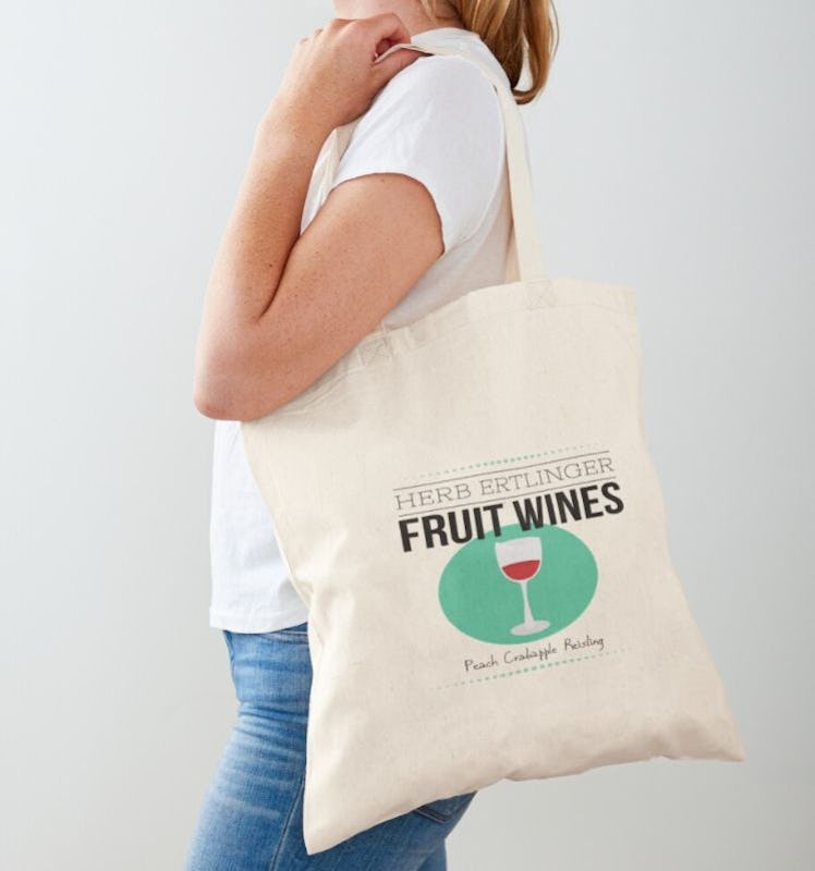 Schitts Creek Herb Ertlinger Fruit Wine Moira Rose Fan Art Tote Bag