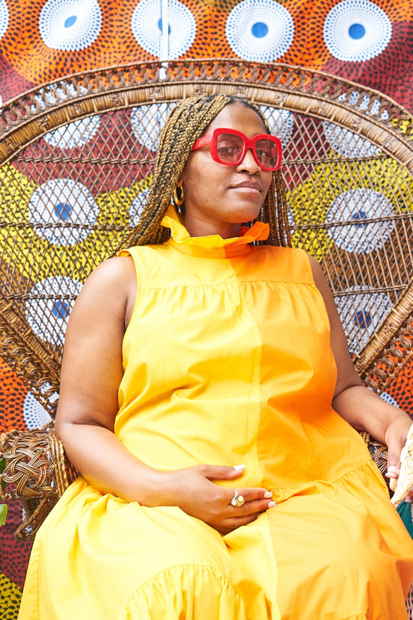 Alexa Palacios-Pierre at the Brooklyn Museum's "Honoring Juneteenth" event
