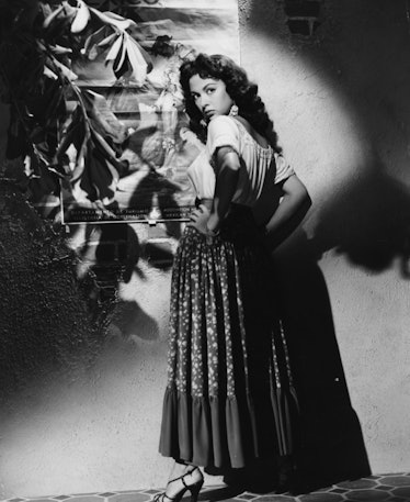 Rita Moreno in the movie Cattle Town in 1952