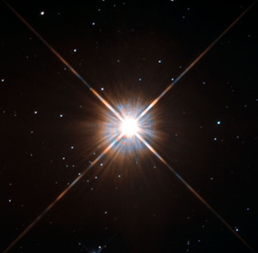 Hubble Telescope captured this image of Proxima Centauri.