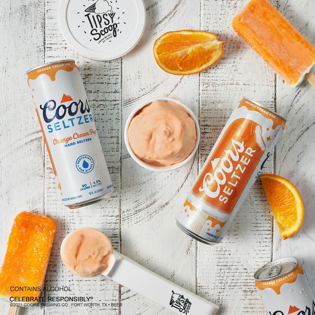 Coors Seltzer Orange Cream Pop Ice Cream Is At Tipsy Scoop Coors Seltzer Orange Cream Pop Ice Cream Is At Tipsy Scoop