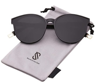 SOJOS Fashion Round Sunglasses Oversized Vintage Shades SJ2057