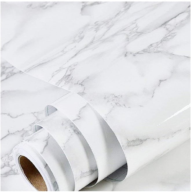 practicalWs Peel and Stick Marble Wallpaper