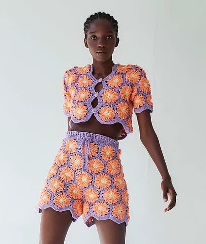 Gloria Crochet Shorts