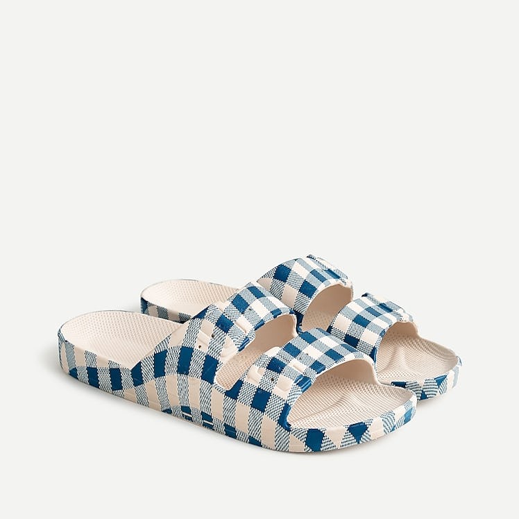 Gingham Sandals