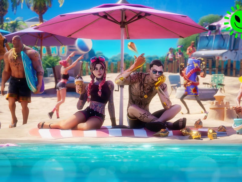 fortnite cosmic summer art