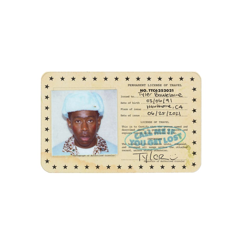 The artwork for Tyler, the Creator's album 'Call Me If You Get Lost.'