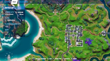 fortnite welcome sign location 1 map