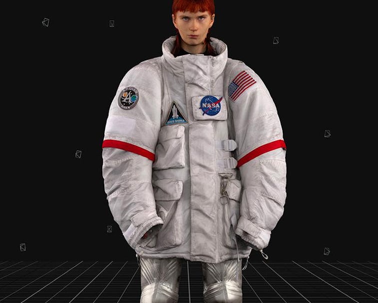 Balenciaga’s insane NASA jackets make you look like a real astronaut